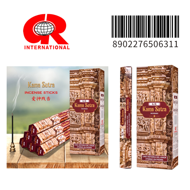 GR incienso indio 68 fragancias sándalo agarwood importado aromaterapia línea de incienso eros