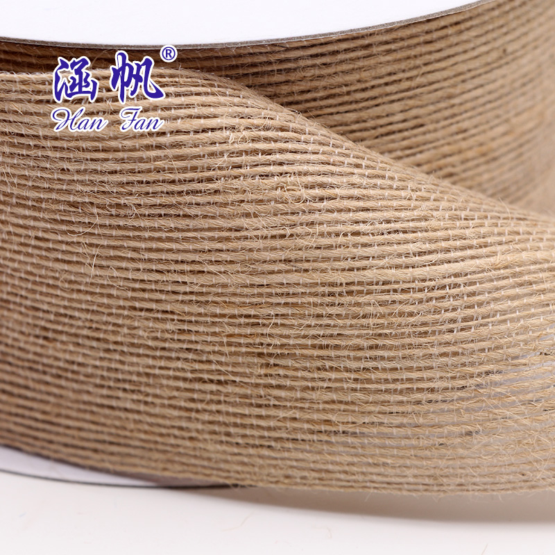DIY handmade Christmas and wedding party decoration ribbons, lace linen rolls, and colorful linen ribbons are available for customization Specification image
