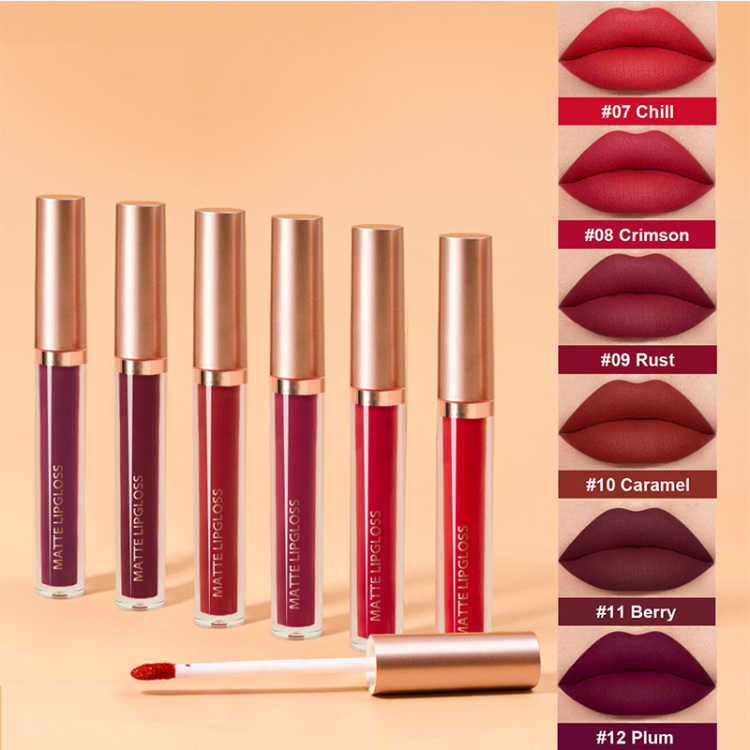 Non-sticky, vegan, moisturizing, halal mineral, long-lasting waterproof, fashionable matte luster Item Picture