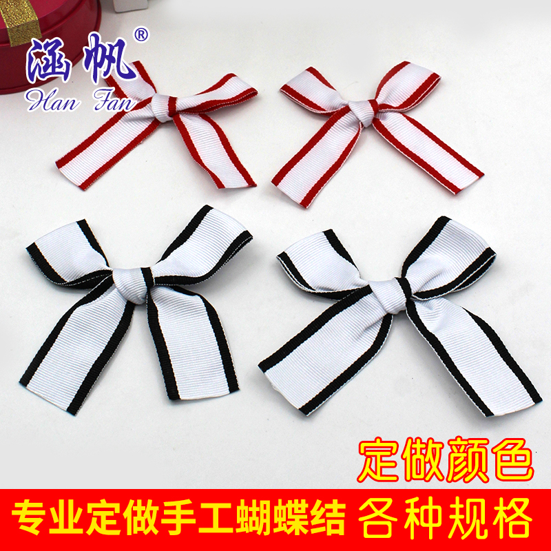 Factory direct sales of color-woven band hand-tied bow sock hat accessories Application Scenario