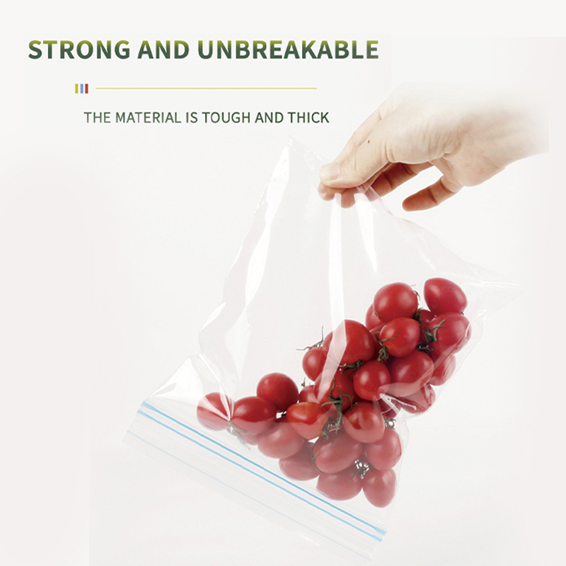 跨境保鲜袋食品密封袋分装袋加厚家用冰箱冷冻收纳袋食品级自封袋产品图