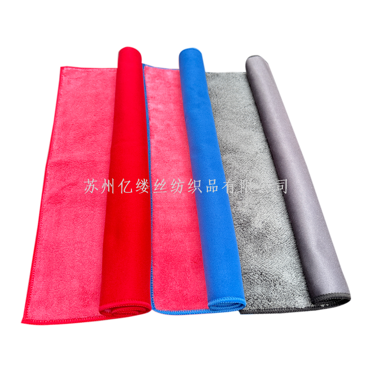 Customized cross-border suede car wash towels, coral velvet car wash towels, double-sided cleaning cloths, absorbent car wash small towels Application Scenario