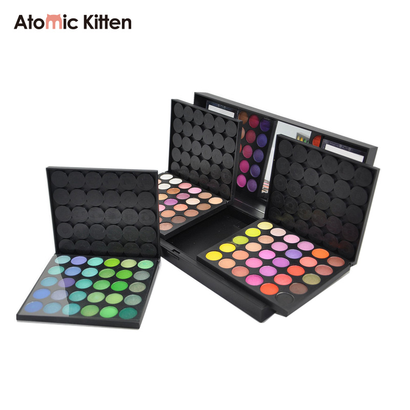 High-quality factory OEM/ODM can customize 108-color luminous metallic matte dry powder formula glitter high-color eyeshadow palettes details Picture