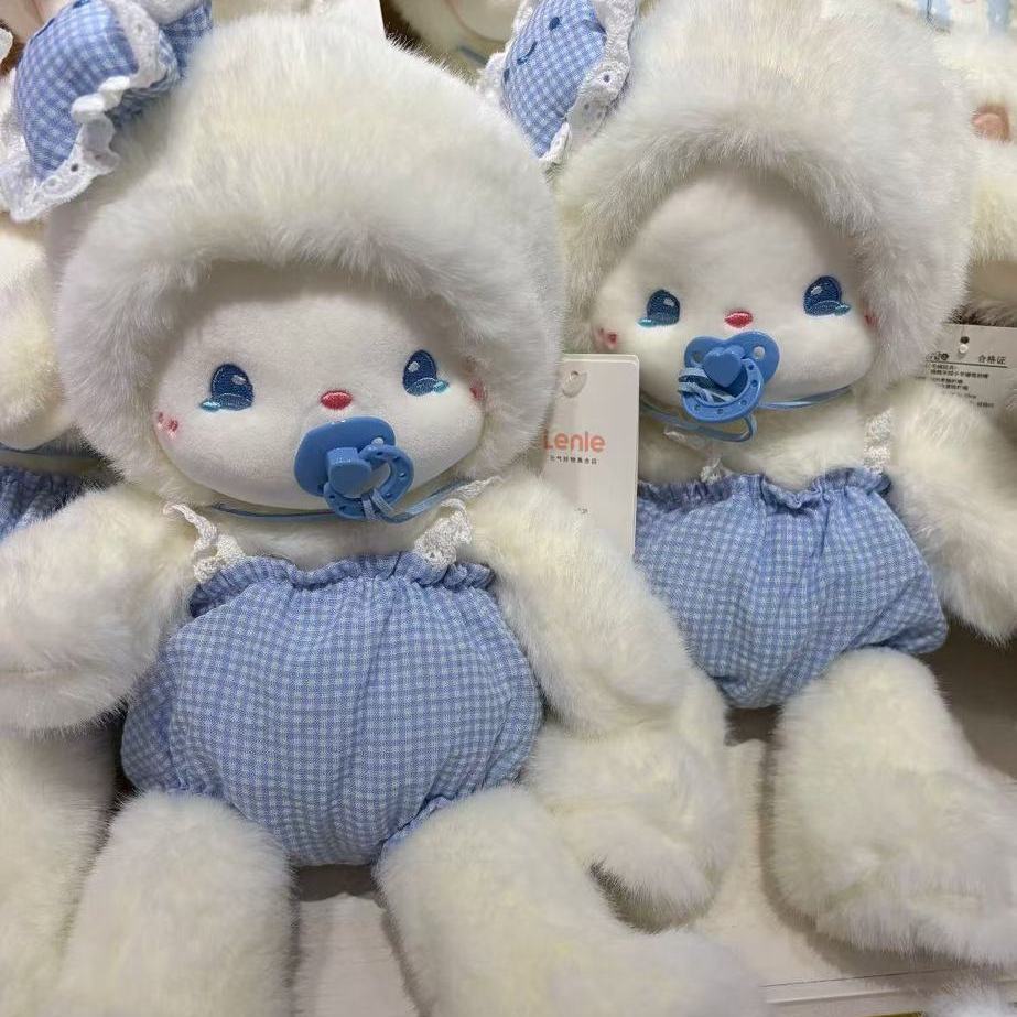 Popular online celebrity milk puff, snot, goodnight lamb, cute plush doll gift, soothing doll, sleeping pillow, plush doll details Picture