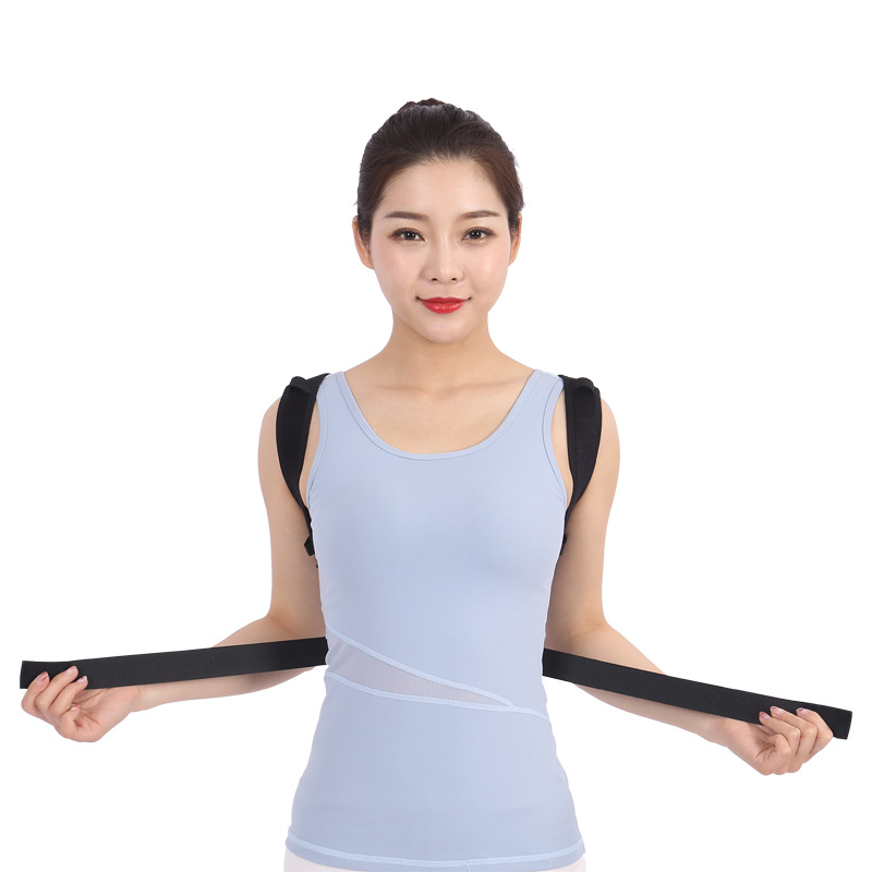 Adult back fixation with leather collarbone support bandage, unisex hunchback scapula guard Application Scenario