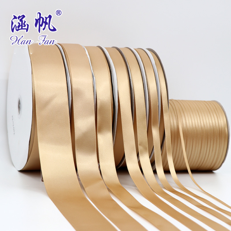 تم توزيع شريط شريط من شريط الحرير الذهبي من الأشرعة الذهبية باللون البرتقالي Item Picture