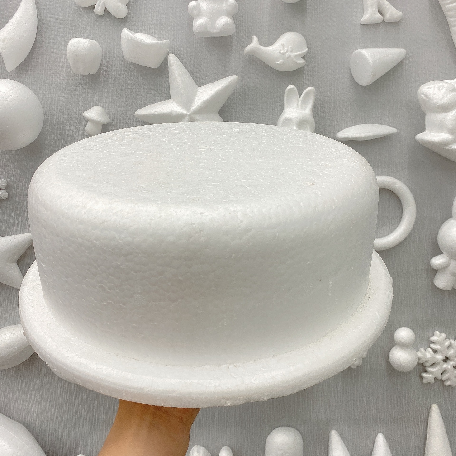 Foam cake mold, white cake mold 32cm, handcrafted DIY, multiple models available details Picture