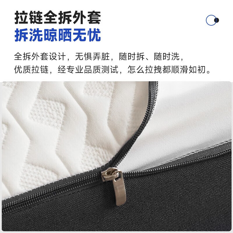 The mattress is in a blue memory foam box with independent springs. It is environmentally friendly and reinforced for teenagers, with a thickness of 15cm details Picture