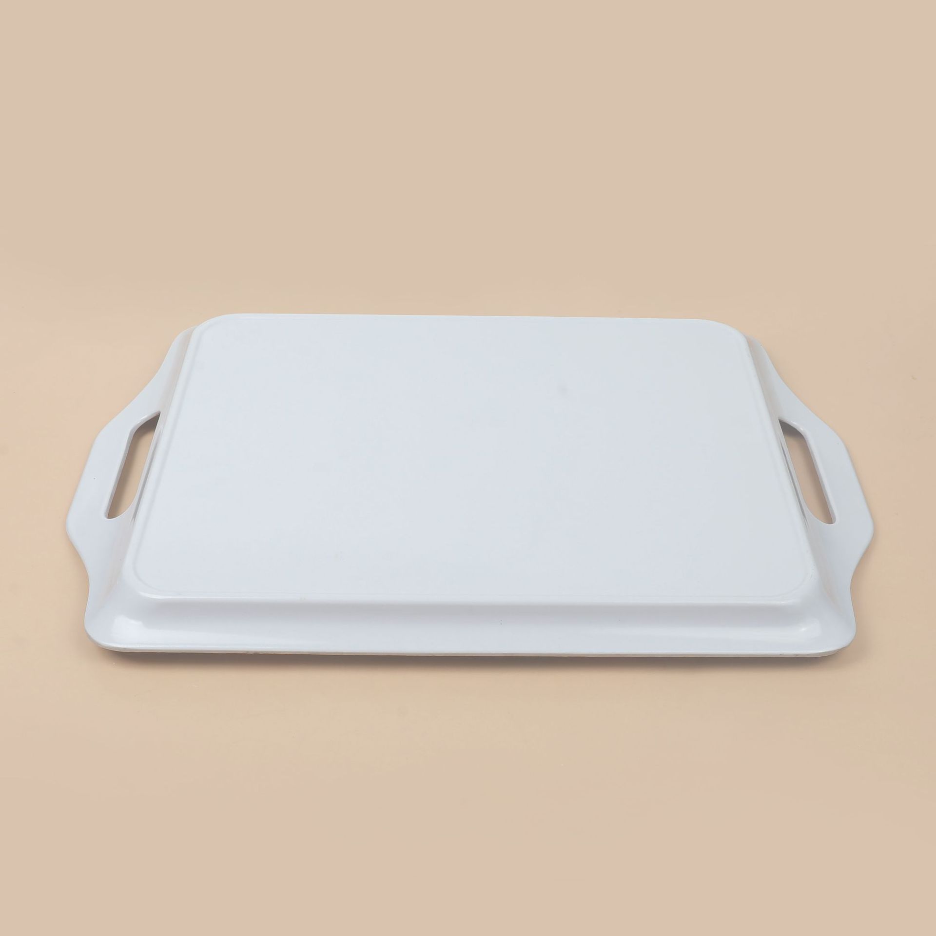 Melamine tray, walnut tea tray, living room wooden storage plate, solid wood dinner plate, engraved logo tea cup tray Specification image