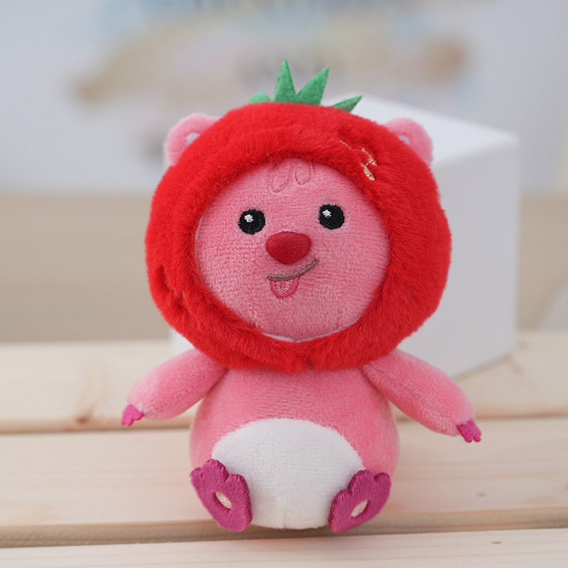 网红变装水果海狸公仔可爱萌创意多色卡通小海狸玩偶毛绒玩具批发