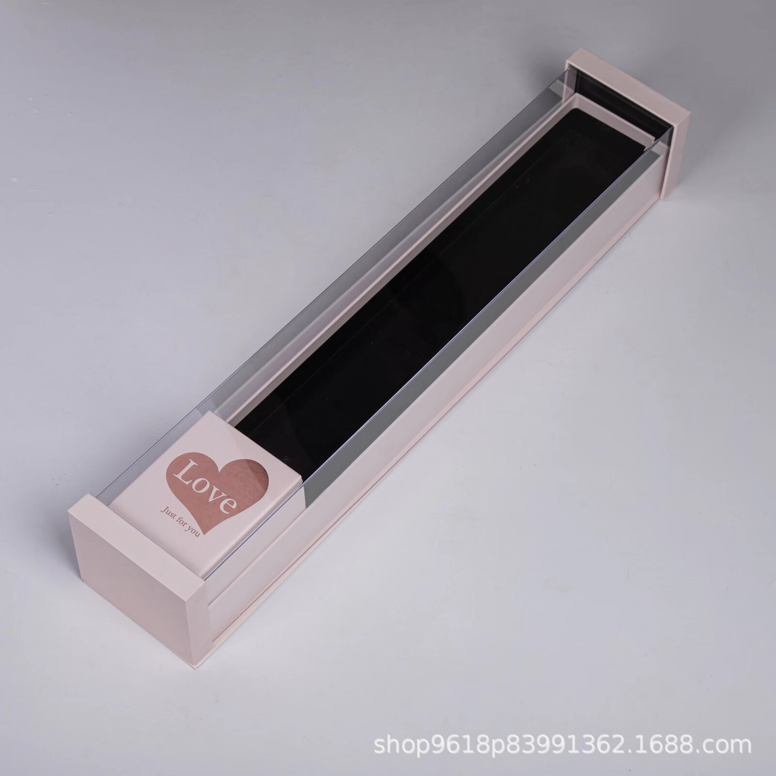 Rectangular transparent acrylic flower box gift box 520 Qixi Valentine's Day flower packaging box manufacturer wholesale of whole pieces Item Picture