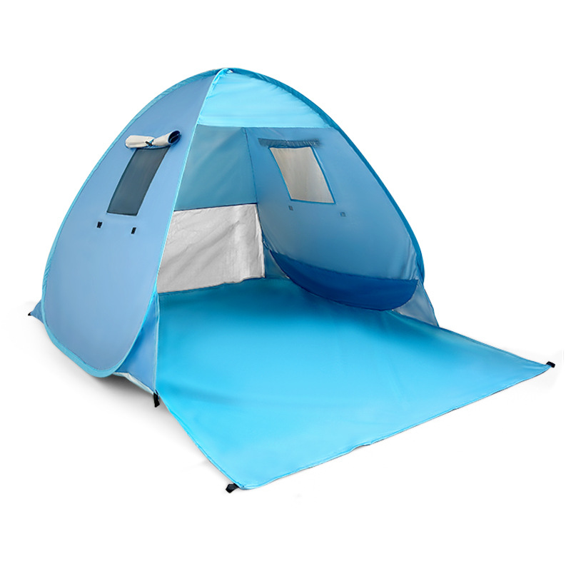 Fully automatic no-setup quick-opening tent, beach and beach sunshade tent, sun protection quick-opening children's outdoor convenient tent Application Scenario