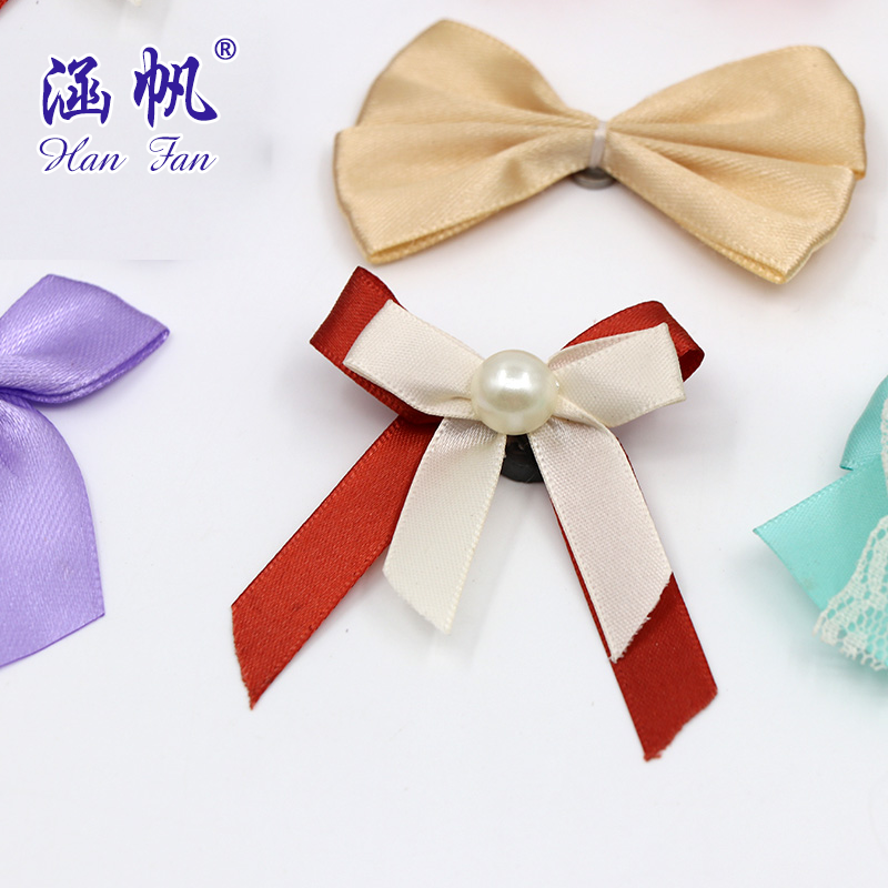 Factory direct sales of ribbon, silk ribbon, bow, satin ribbon, ribbed ribbon, dense polyester ribbon, chiffon head accessories in stock