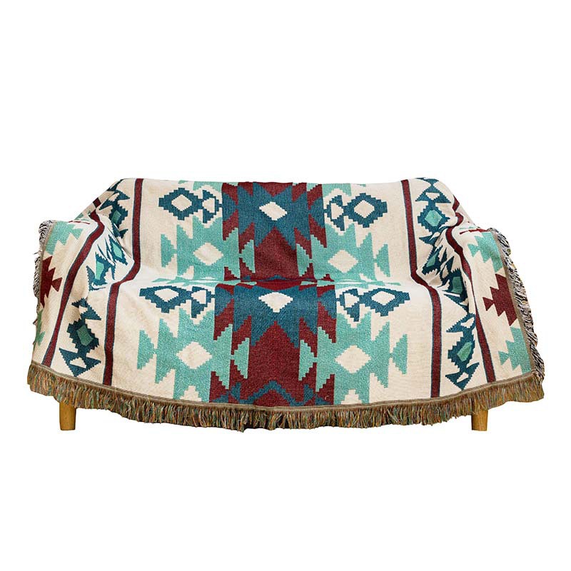 【 Elsie 】 Sofa cover, cross-border American country mat, decorative blanket, nap blanket, dust-proof sofa Application Scenario
