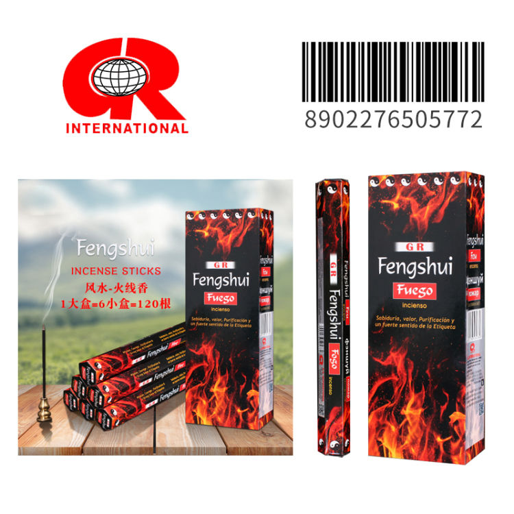 GR Indian Incense 68 Scents: Sandalwood, agarwood, imported aromatherapy, Incense line, wind, water, fire