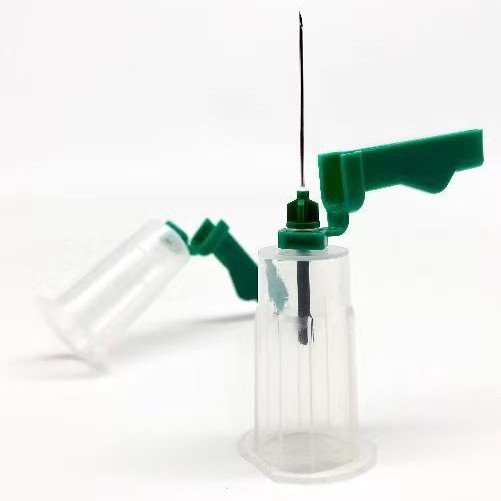 Cross-border exclusive medical disposable sterile blood collection needle holder, plastic safety needle seat, blood collection tube needle stand
