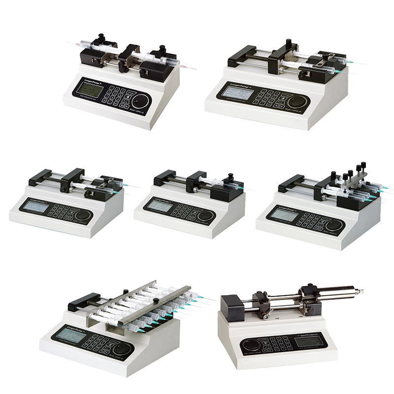 LSP01-3A/2A02-2A/2B Laboratory integrated injection pump dual-channel syringe Specification drawing