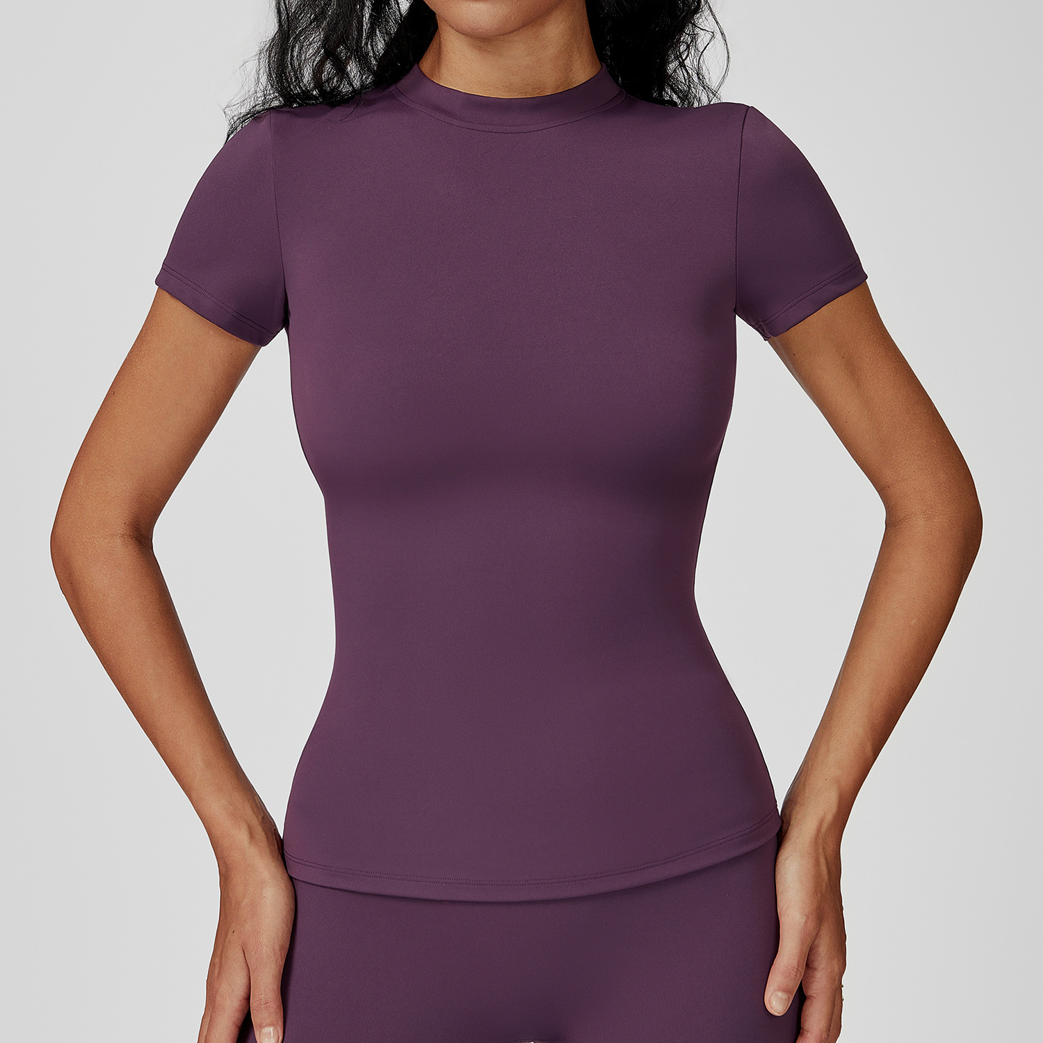 尾货/t恤/纯棉长袖女打底衫/短袖/短袖女白底实物图