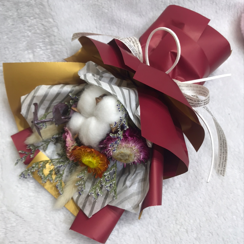 高端品质，永生花、干花花束
