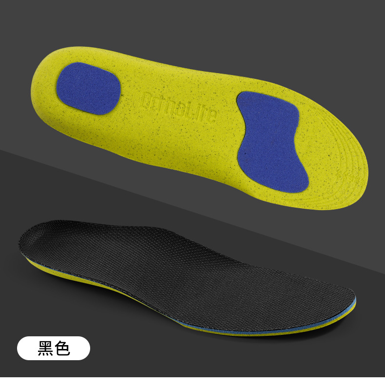 Ousolai insoles for both men and women are sweat-absorbent, breathable, fully cushioned, anti-slip, shock-absorbing, and can be cut to support the arch of the foot. They are not tiring to the feet Item Picture
