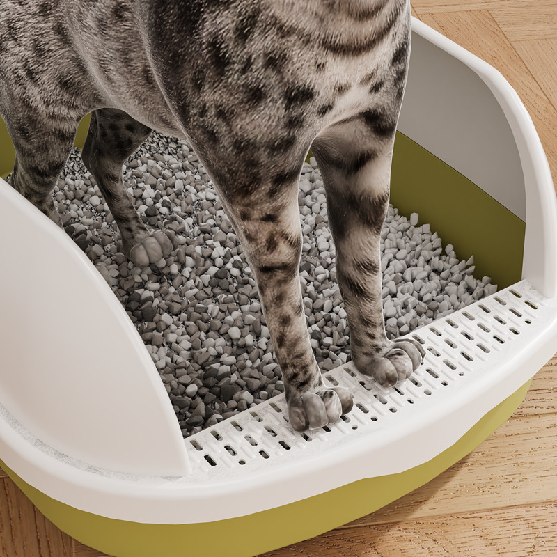 Smart cat litter box with bag, jasmine cat litter box, 180g cat litter box, cat supplies details Picture
