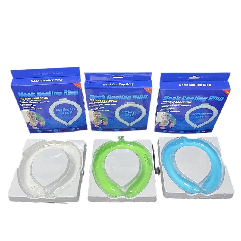 Summer ice neck scarf, ice pillow, neck ice pad, neck hanging ice ring, cool patch, cool cooling ice collar Application Scenario
