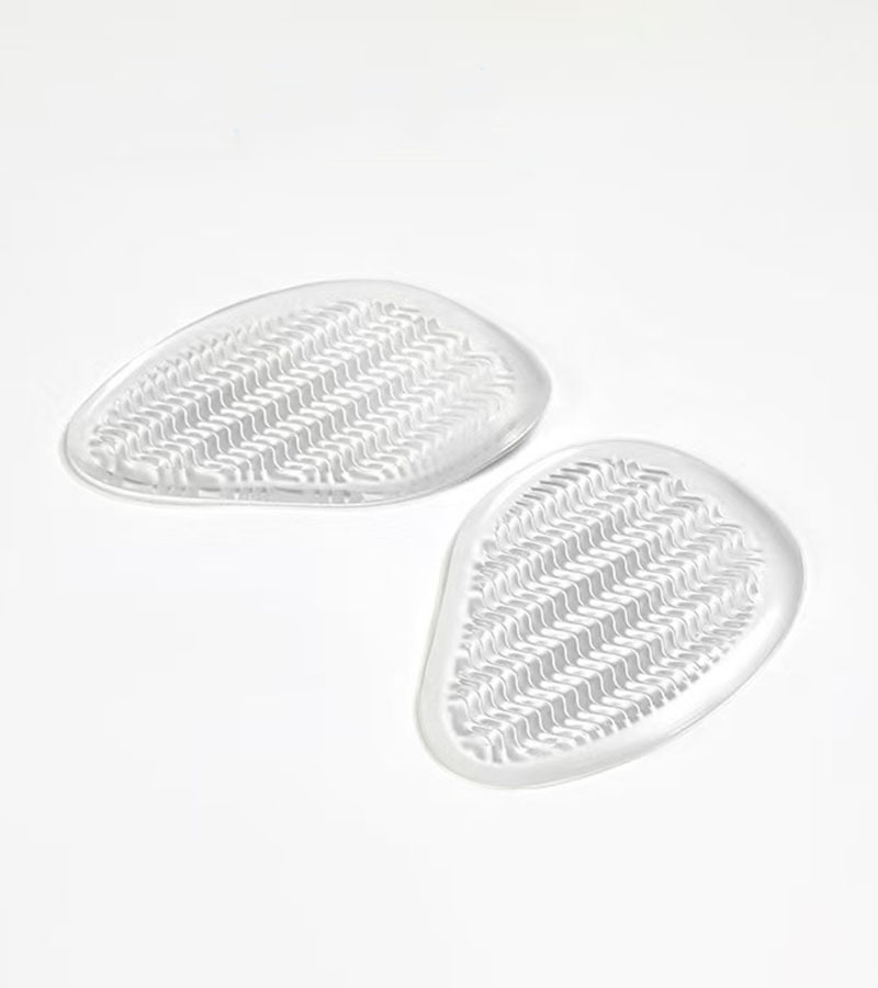 Silicone invisible forefoot pads wholesale. High heels are not tiring or slippery. The insoles are corrugated, soft and thickened, half size pads Item Picture