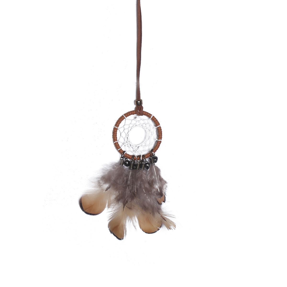 Retro-style car hanging piece, wind chime dream catcher, dream catcher pendant, bell feather dream catcher pendant Application Scenario