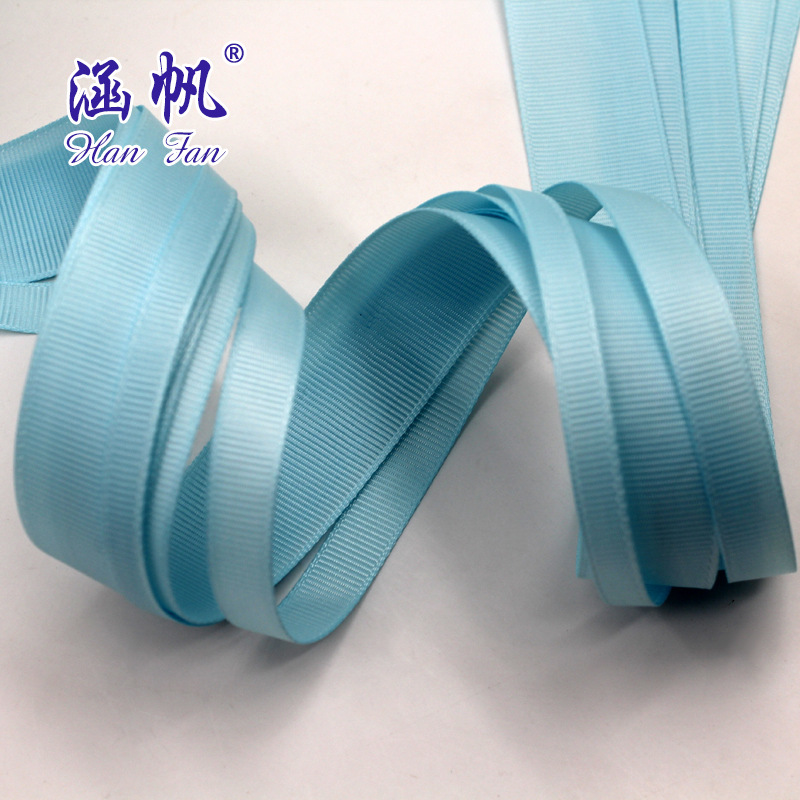 0.6cm-5cm azul claro alta densidad rib tape color ding tape venta directa de fábrica regalo embalaje decoración de la etapa Specification image