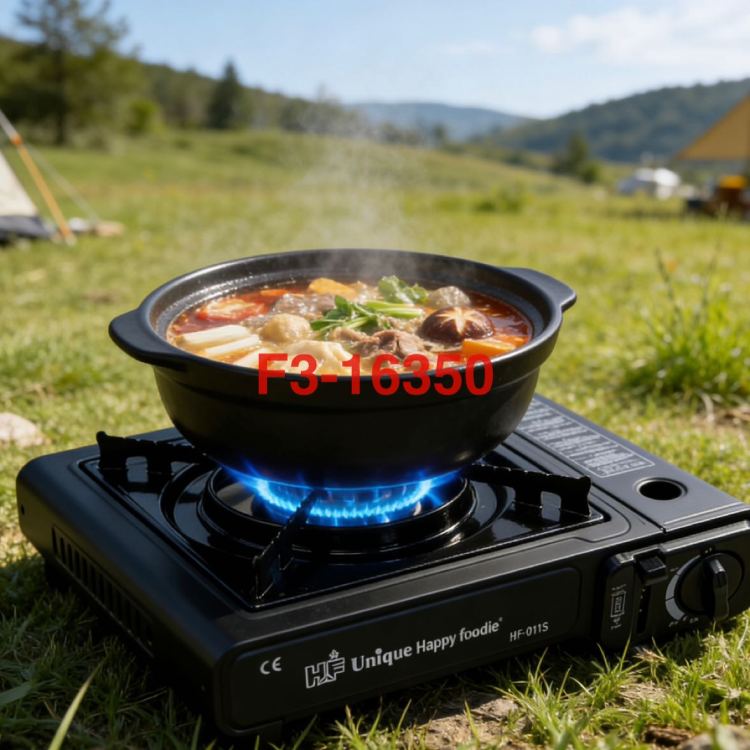 Happy foodie HF-011S Outdoor Portable Camping Gas Stove, color card blister box packaging Application Scenario
