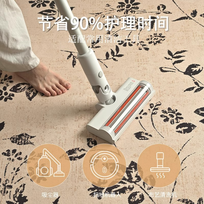 Round carpet, high-end living room, French and antique style, new bedroom bedside blanket, wardrobe room and dressing room floor mat Specification image