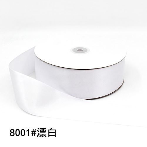 Blue ribbon rolled decorative items, handcrafted materials, ribbon tied flower gift box packaging decorative items, 50 meters long Item Picture