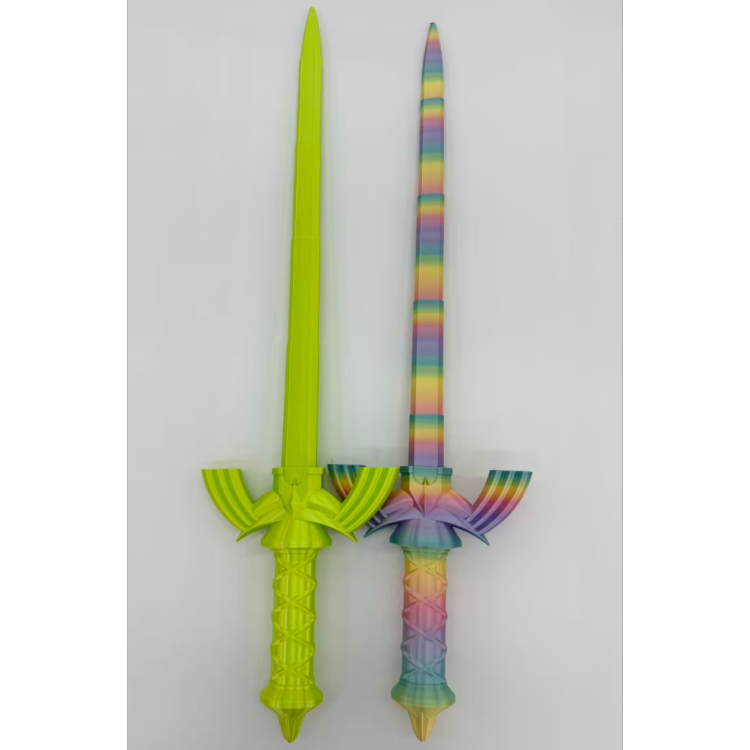 82cm3D打印伸缩大师剑 创意伸缩剑 男女孩通玩细节图