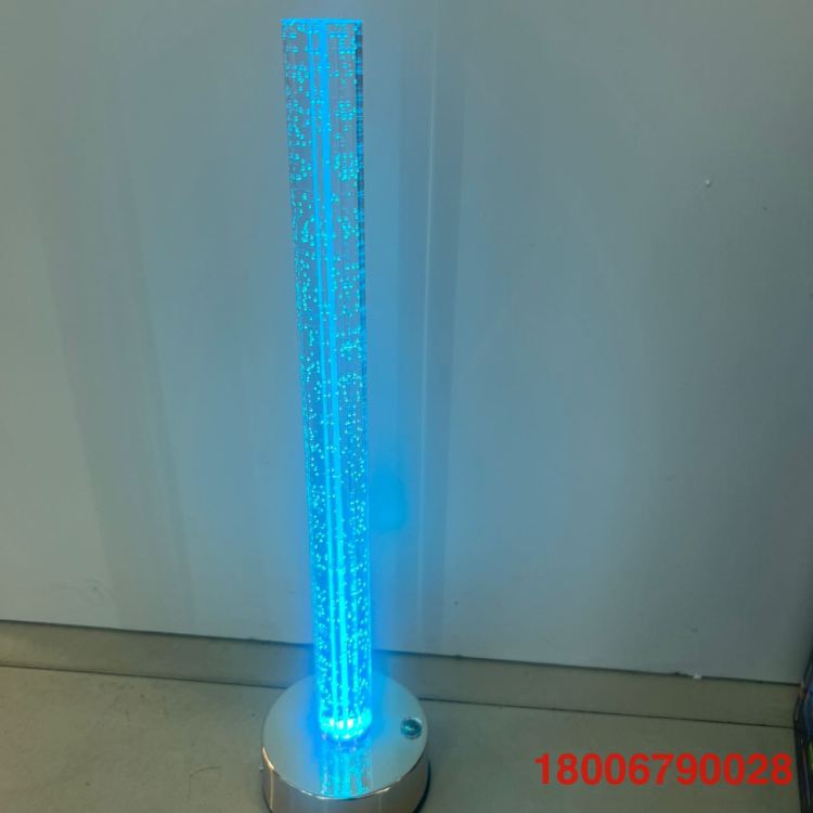 新款充电彩七‬水晶柱触台摸‬灯灯光模式：RGB