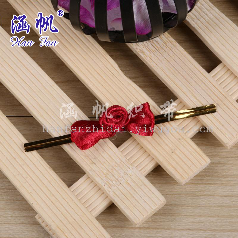Bow decoration accessory: Wound and bonded square diamond bow Specification image