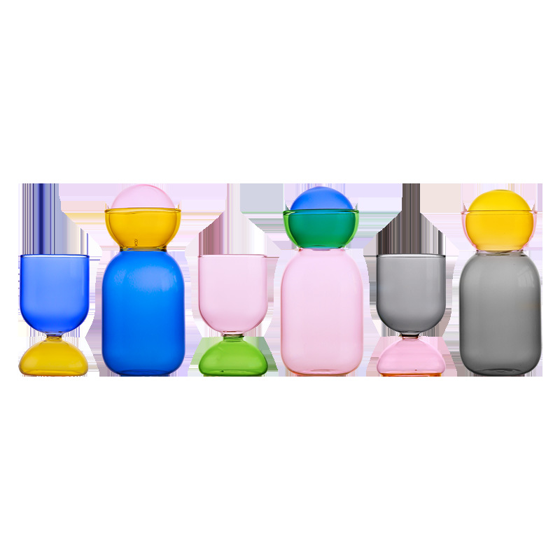 Creative colored high-temperature resistant glass cold water kettle, household water storage cold water kettle, juice tying kettle, water cup set Application Scenario