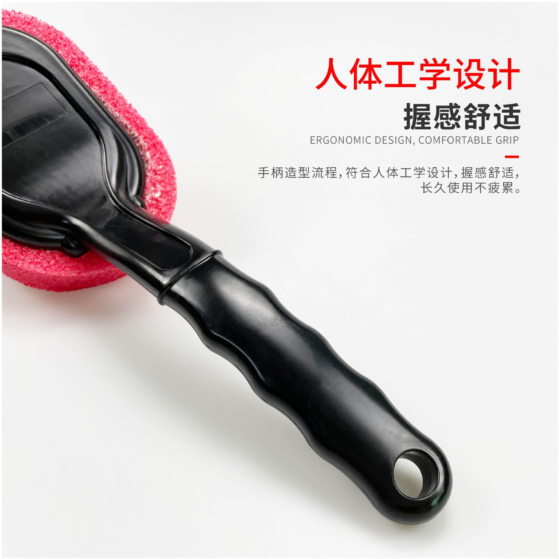 Factory direct sales of Taiwan style multi-functional tire waxing brush and tire polishing brush. Super resistant sponge, not easy to break and non-permeable Specification image
