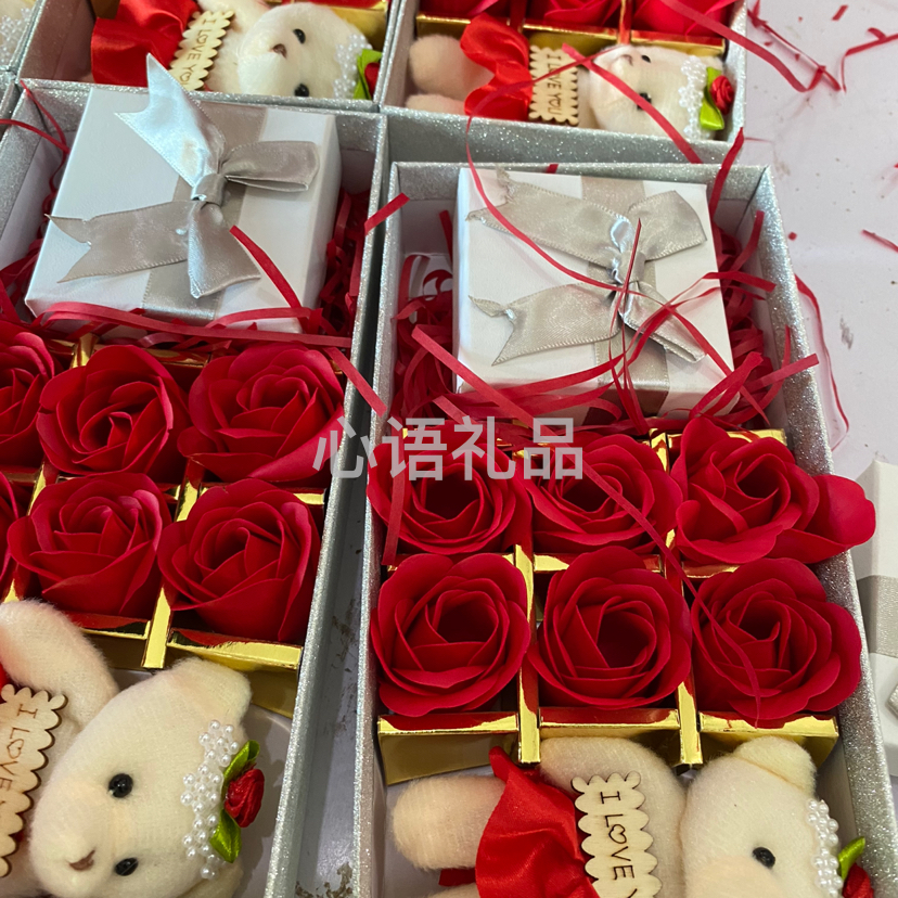 金粉首饰盒套装产品图
