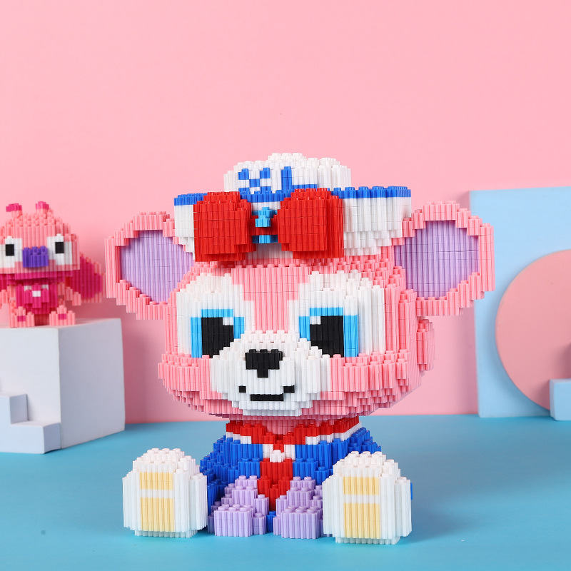 系列 串联积木  玩具积木 微颗粒积木  钻石积木