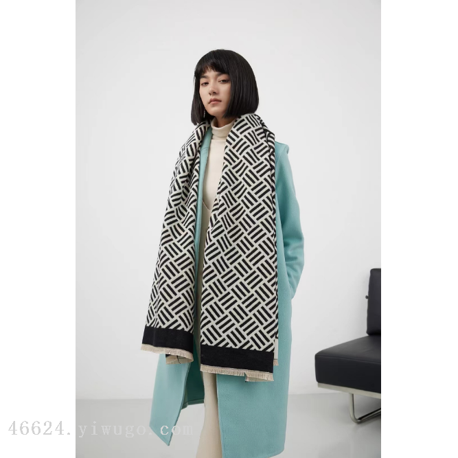 New in-stock cross-border scarves wholesale, e-commerce live streaming supply, high-speed jacquard jacquard