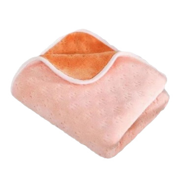 The multi-color towel can be used on both sides. It is a composite absorbent adult household and couple's non-shedding coral fleece color-blocking face towel Application Scenario