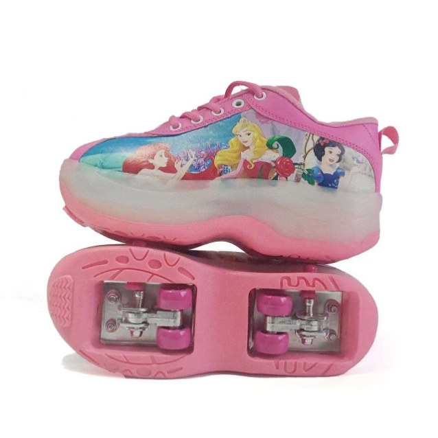 Cartoon and animation two-wheel roller skates, children's roller skates