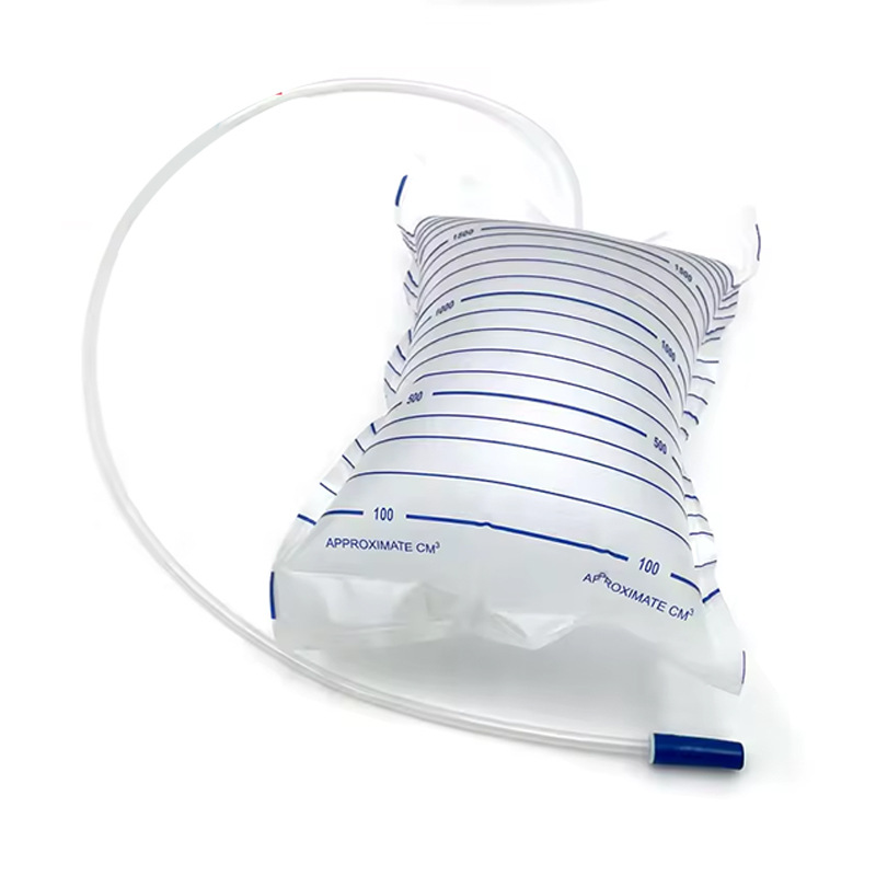 Medical disposable single-channel urinary bags, drainage bags, urinary catheterization, collection and anti-reflux urinary bags for men, women and the elderly, manufacturer's supply details Picture