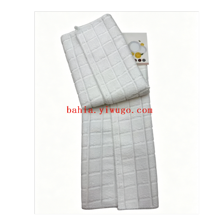 bahia Polka dot double-sided microfiber cleaning cloth is a highly efficient oil-stain and water-absorbing kitchen rag Application Scenario