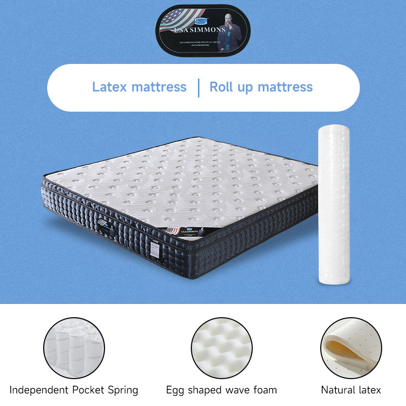 Queen King Size Mattress Bed in A Box, 10 Inch Hybrid Mattre Item Picture