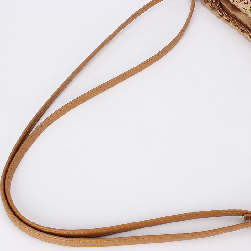 One-piece delivery of new retro bags, hand-woven bags, color-block flowing rosewood, Zhuhai border vacation, crossbody paper rope woven bags Item Picture