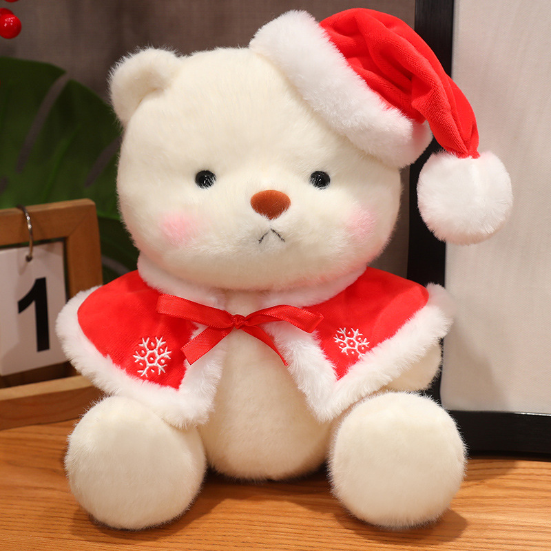 Popular Christmas tree plush toys, Christmas tree cushions, gingerbread man figurines, flower garlands to play with
