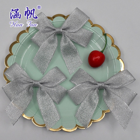 Customized 8-point gold and silver scallion bow double ear wound, 3-point belt waist wrap, scallion belt handcrafted bow packaging Specification image