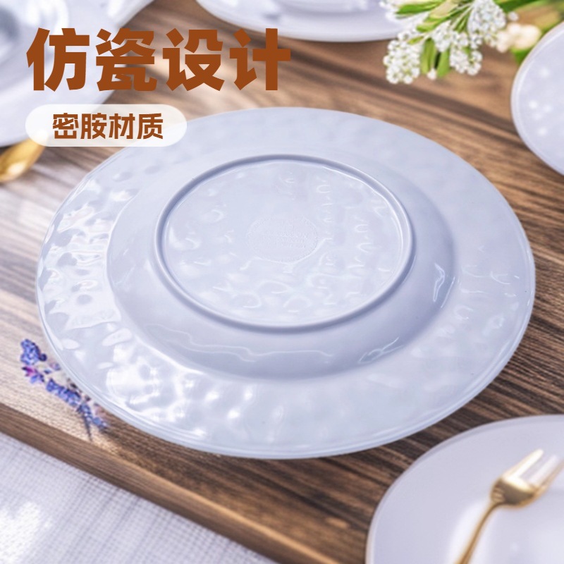 Middle East Melamine dinner set, various types of melamine tableware, export customized wholesale bowls and plates Specification drawing