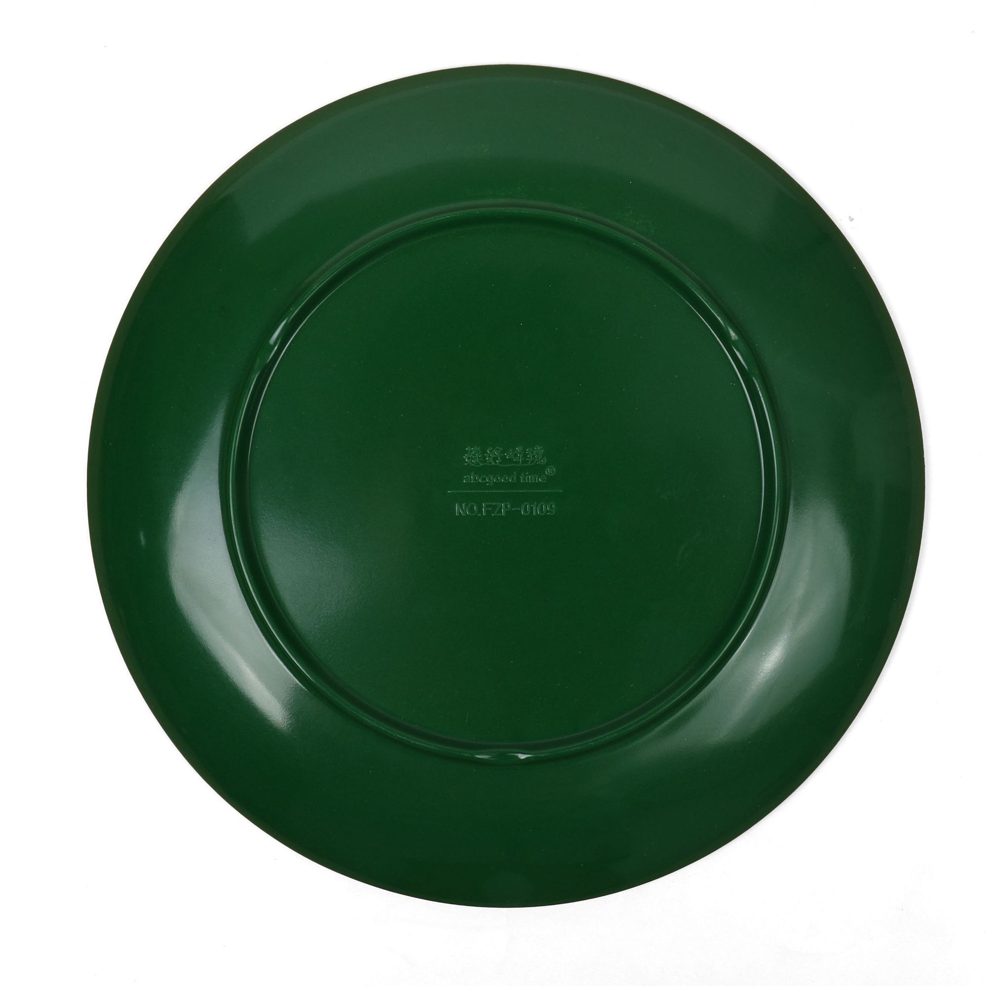New dark green melamine tableware, round plates, flat plates, plastic plates, vegetable plates, dinner plates, Western plates, commercial plates wholesale Application Scenario